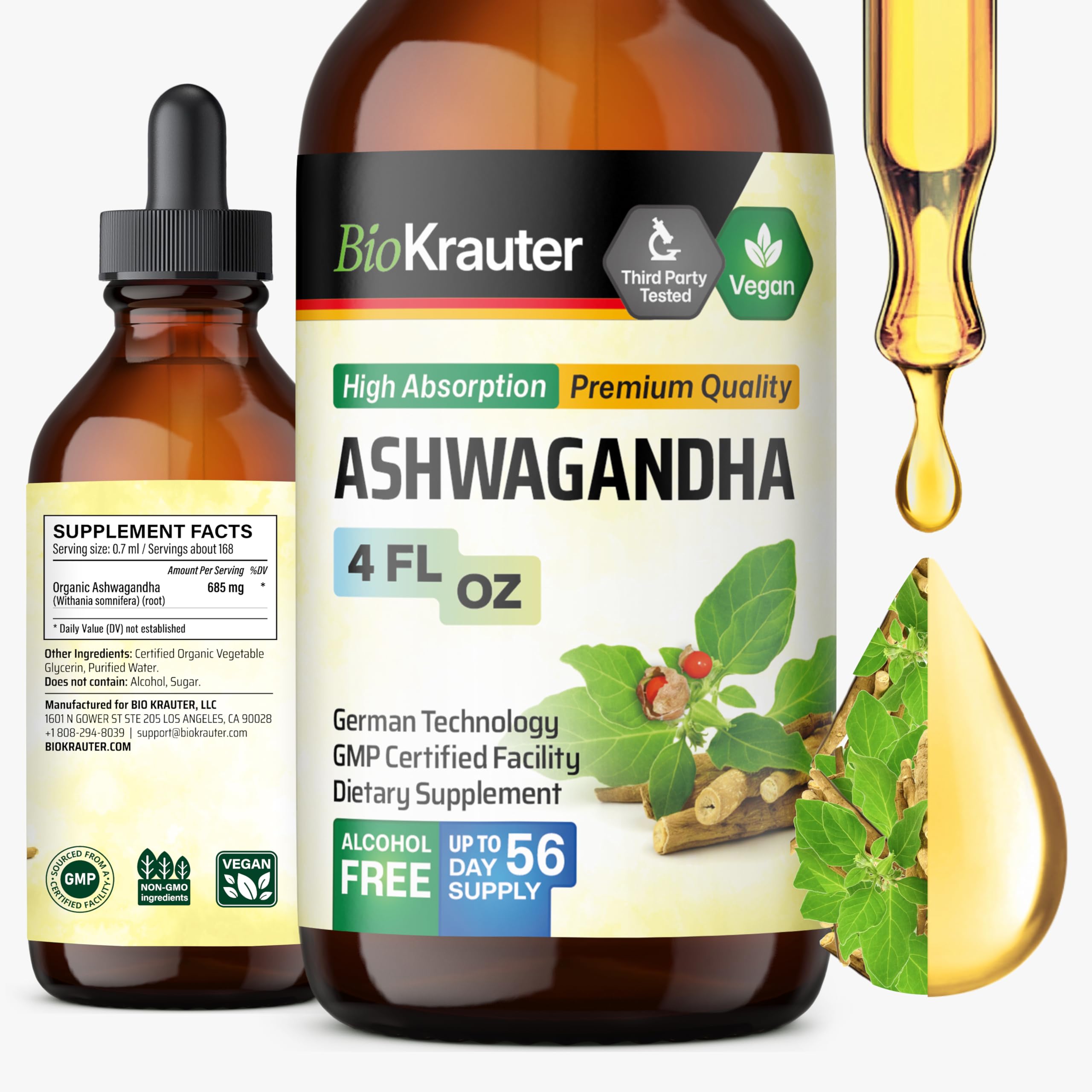 BIO KRAUTER Ashwagandha Liquid Drops