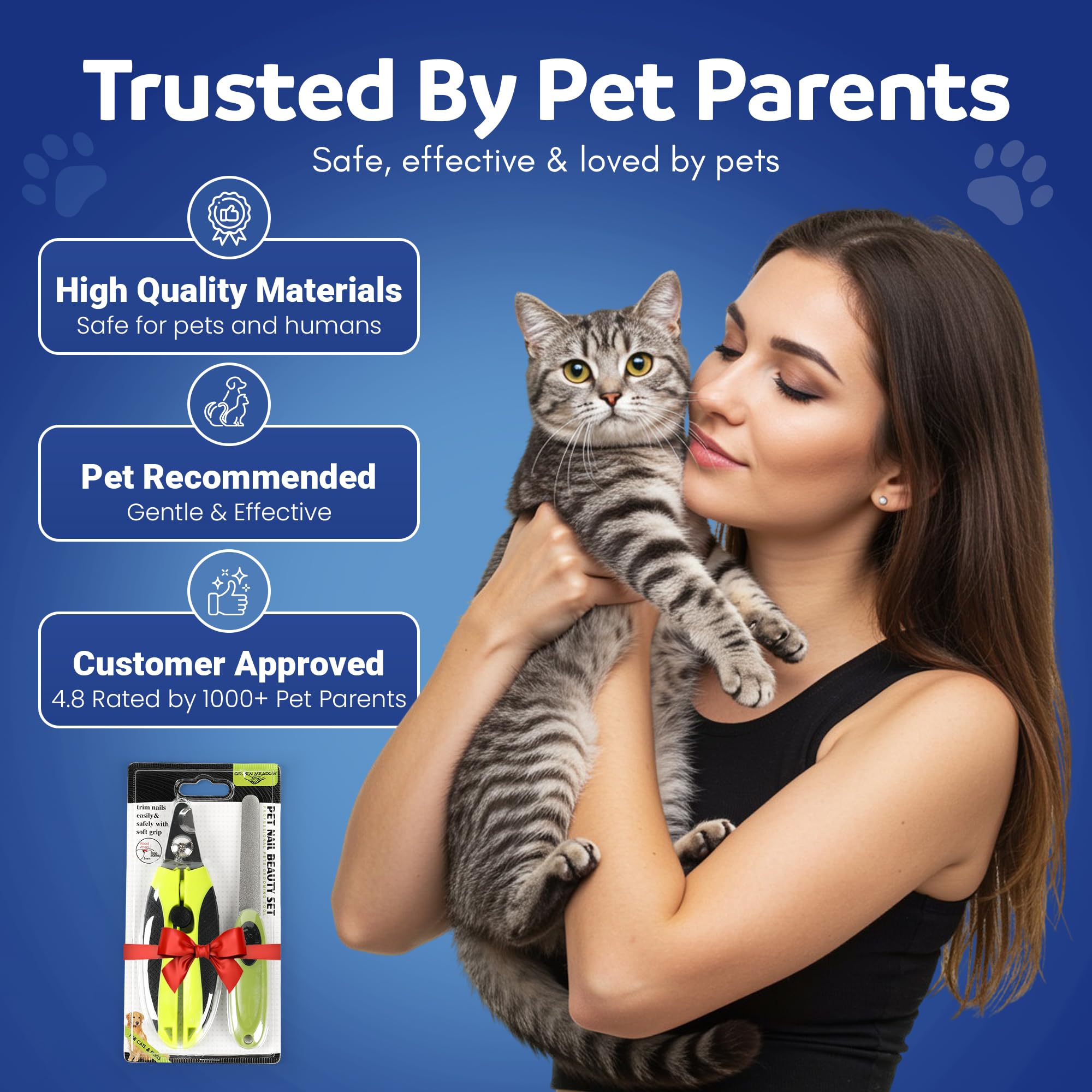Premium Hundepflege-Arm mit Klemme & Hundepflege-Hängematte – robuster Fellpflegetisch für Hunde zu Hause – Nagelknipser für Hunde – komplettes Haustierpflegeset & Hundegeschirr zum