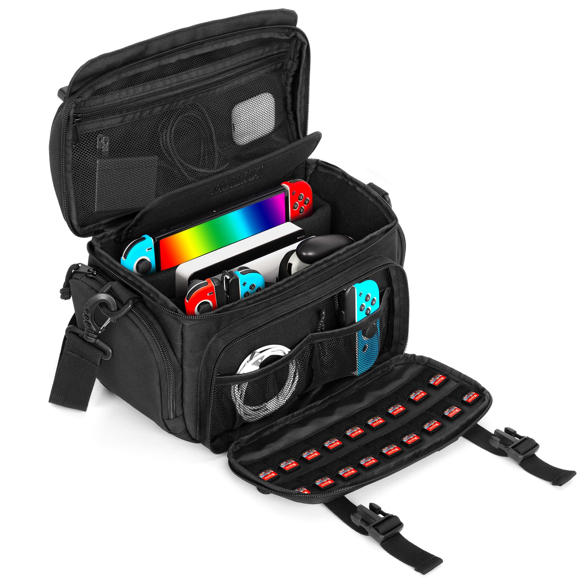 PGmoon Sling Carrying Case Compatible with Nintendo Switch/Switch