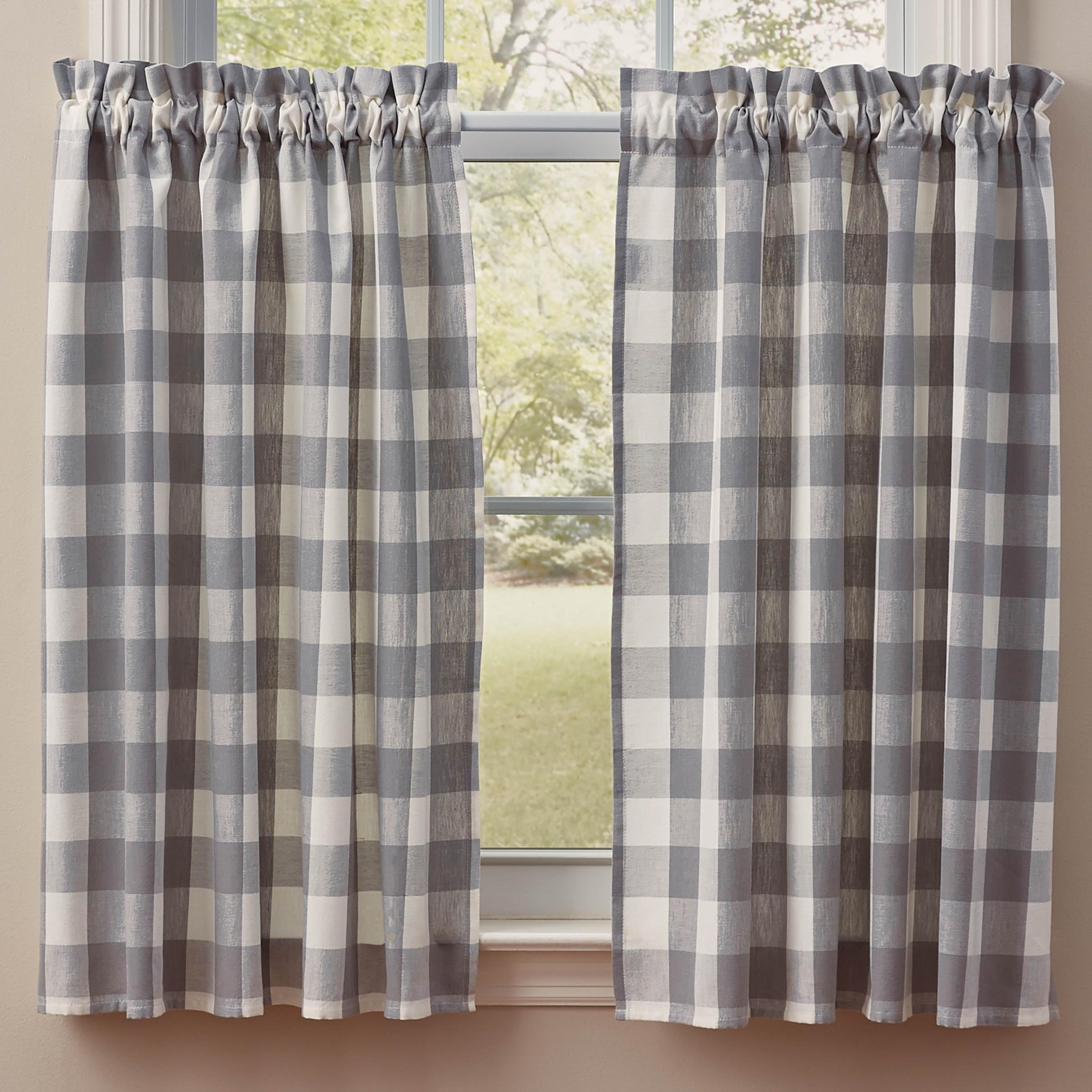 Park Designs Gray Buffalo Check Tiers