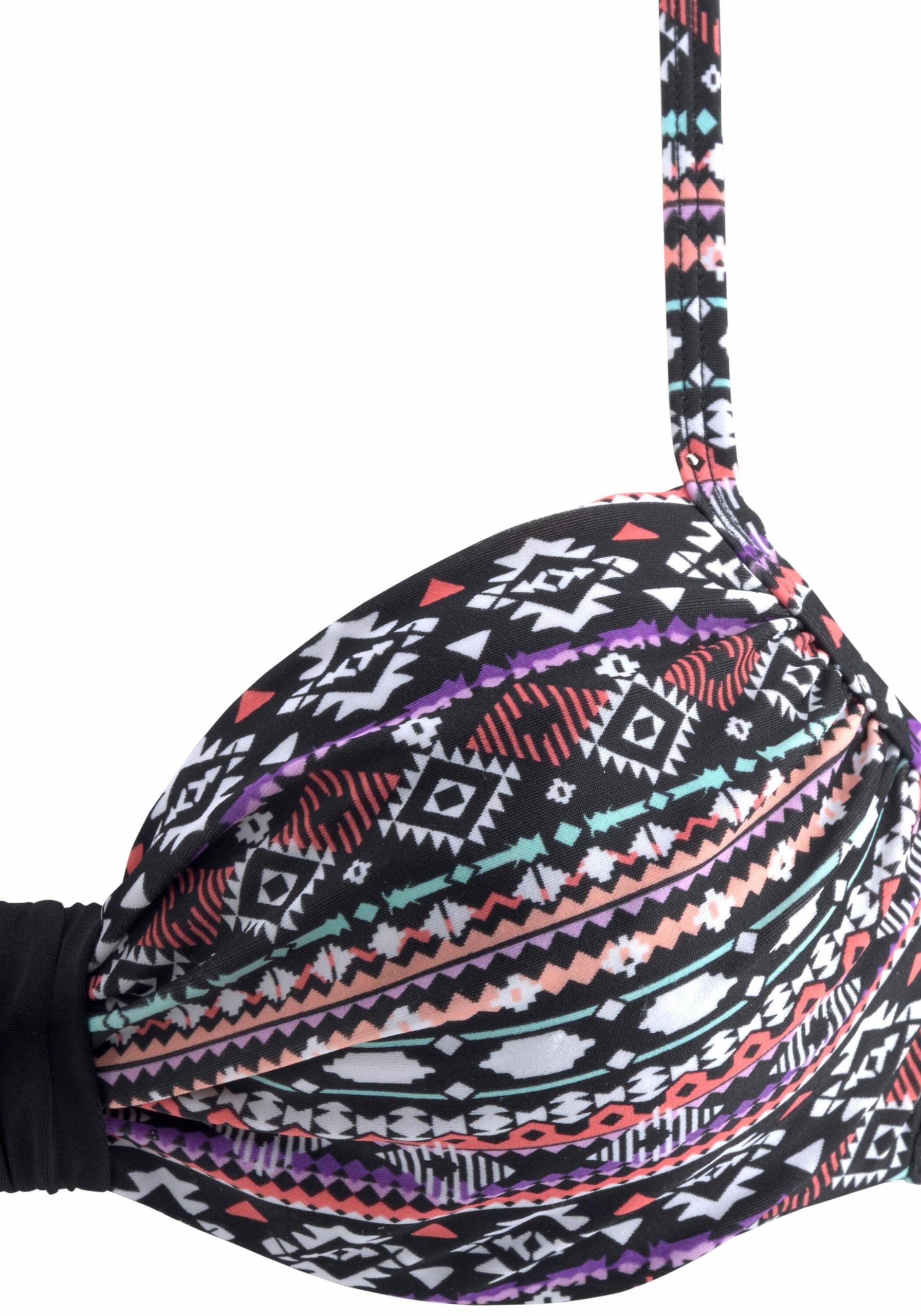 Lascana Damen Bügel-Bikini im Ethno-Look, Verstellbare Träger