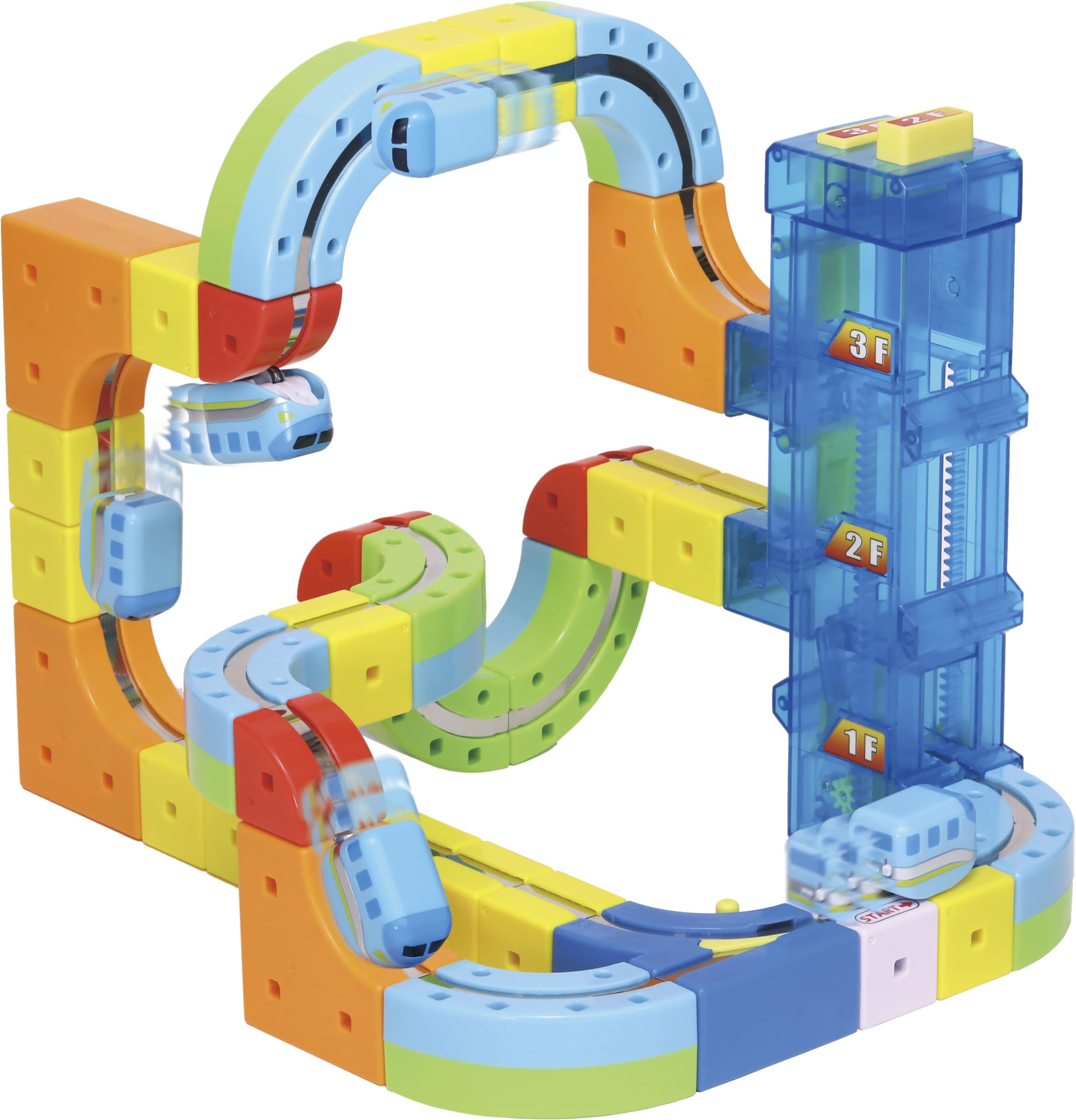 サンスマイル　レールキューブ クリアメカ　エレベーターセット Amazon | 【正規品】サンスマイル レールキューブ クリアメカ