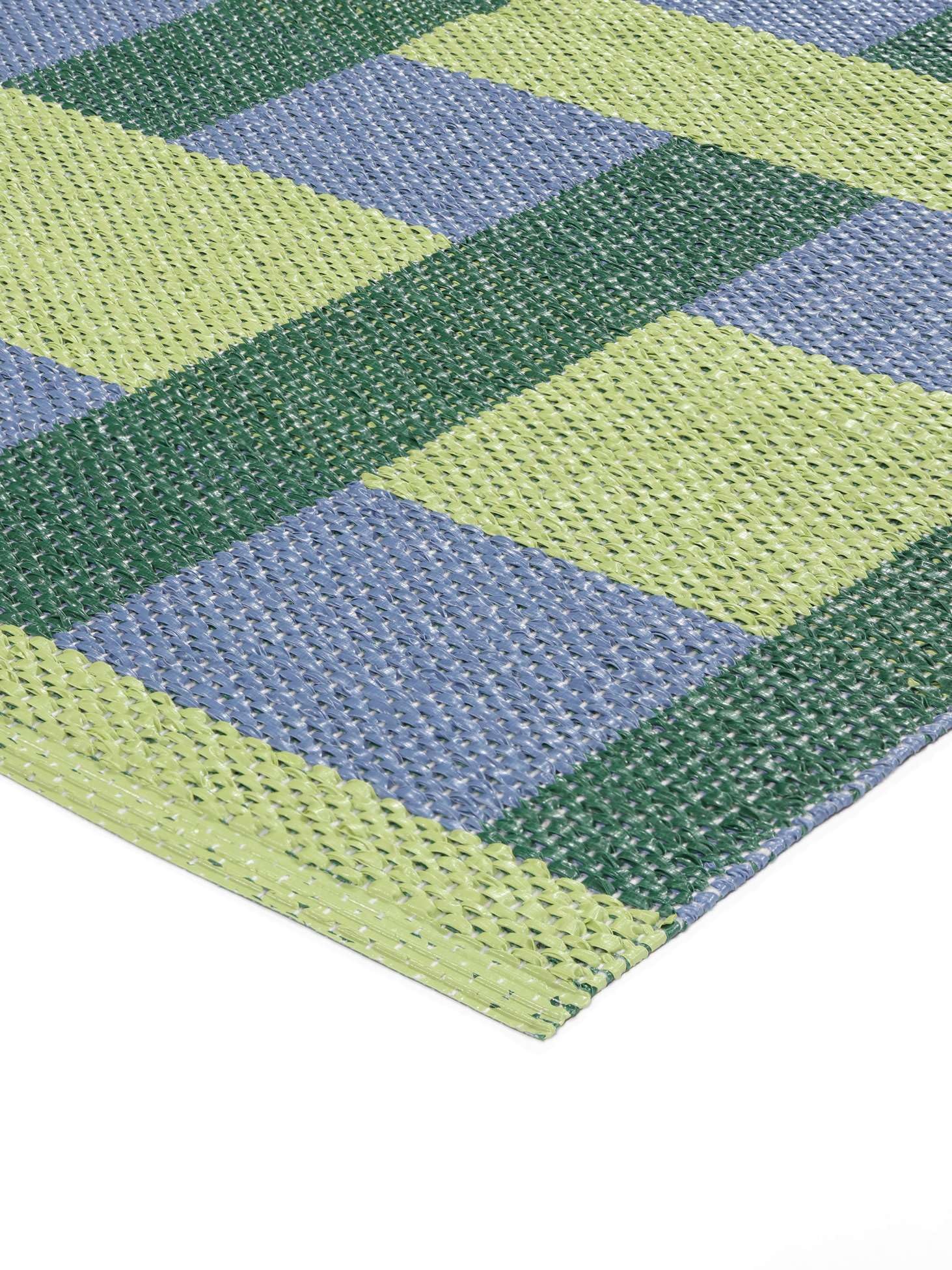 RugVista Checkson Tappeto per interni ed esterni, Rettangolare, 70 x 150 cm | Moderni, Pelo corto, Lavabile in lavatrice, Resistente ai raggi UV, Cucina, Corridoio, Porch