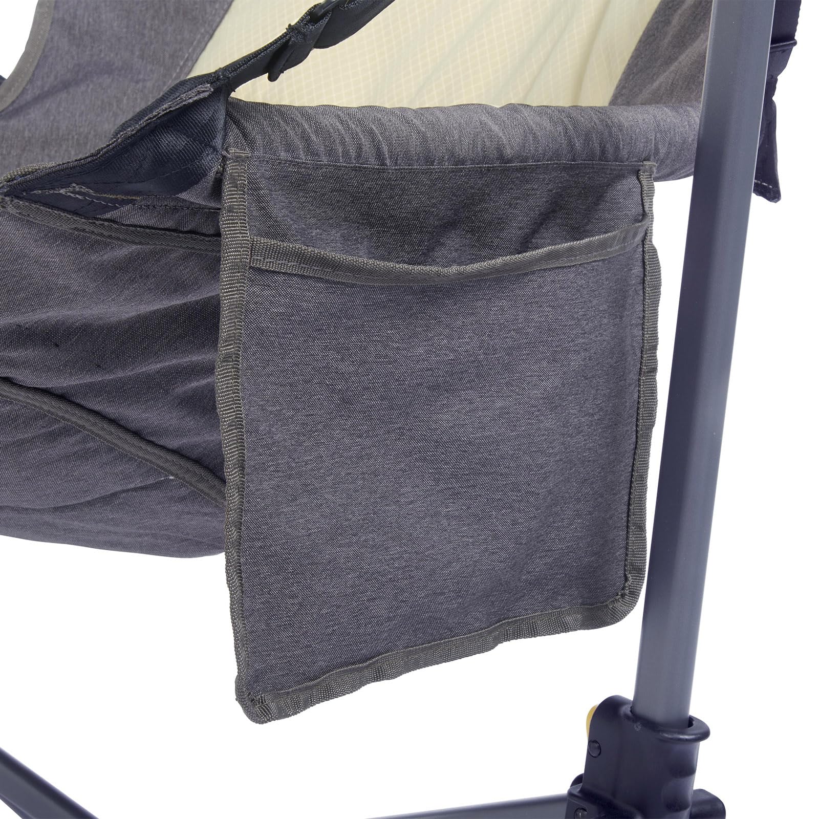 Uquip Chaise de Camping Rocky 2.0 Boulder I Chaise Pliante à Bascule jusqu'à 120 kg I Structure en Acier et Polyester I Idéale pour Le Camping, la Plage, Le Jardin et Les Festivals