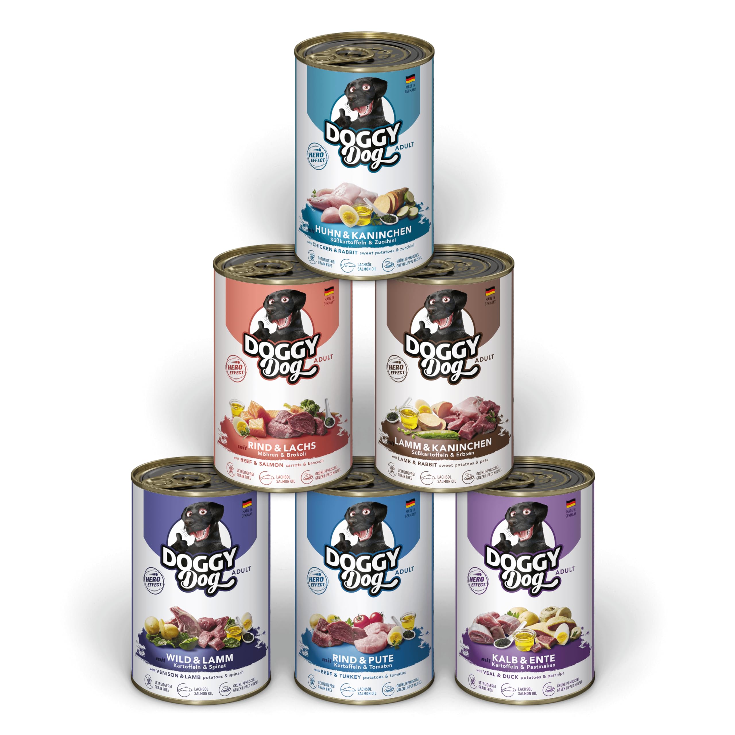Doggy Dog Pate - 6 x 400g - Doggy Mix 1