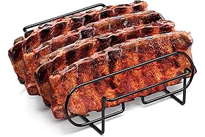 Sorbus Non-Stick Rib Rack for Smokers