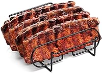 Algopix Similar Product 20 - Sorbus NonStick Rib Rack  Porcelain