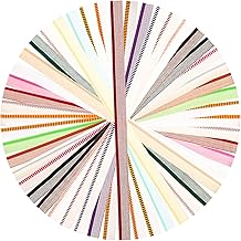 24 Piezas de Bandas de Encuadernación, 12 Pulgadas 24 Colores Kit de Encuadernación de Algodón para Decoración