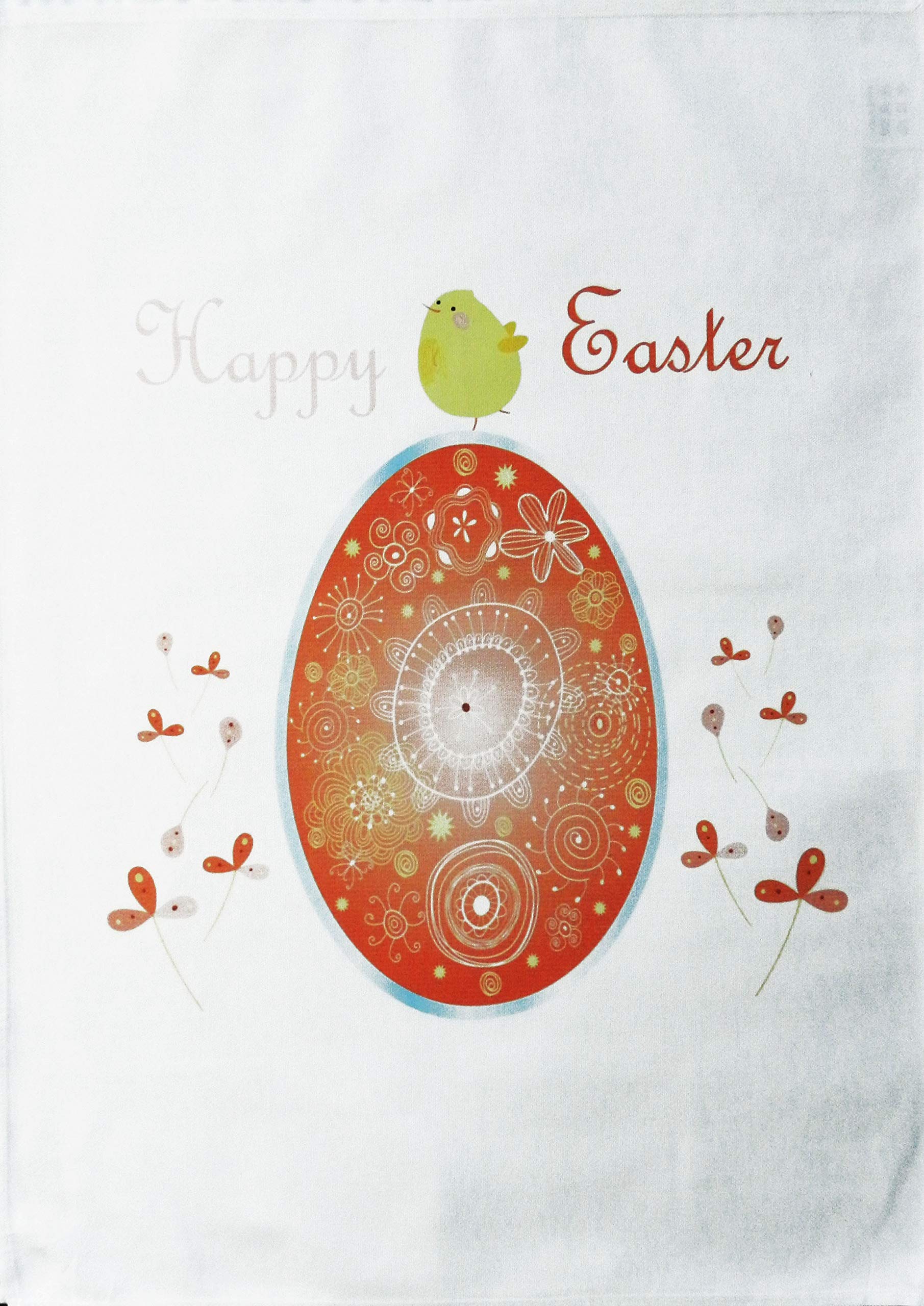 Half A Donkey Chocolate Happy Easter - Large Cotton Tea Towel