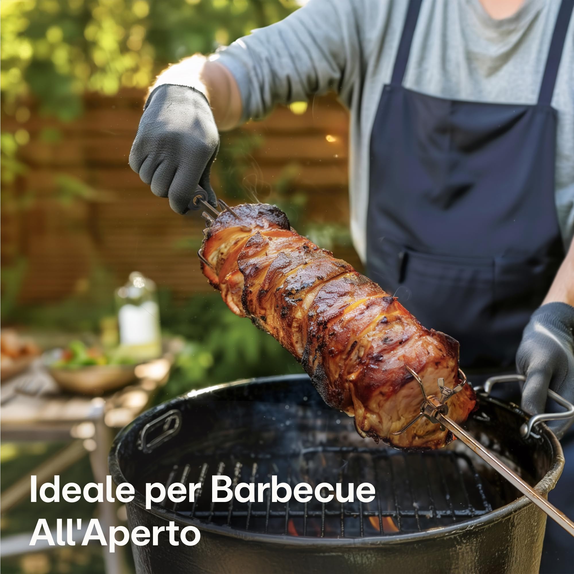 Aghi Per Carne In Acciaio Inox - 2 Pezzi, Per Fissare Cibo Su Spiedini Da Griglia - Foto 4