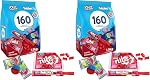 TWIZZLERS & JOLLY RANCHER Variété de gummies mal adaptées – 160 Compte, 1.9 kg, Mélange de bonbons individuellement enrobé pour sacs cadeau et partage