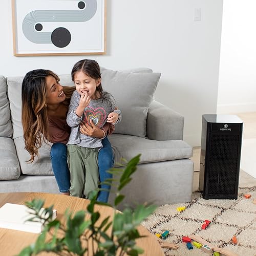 Miniatura 9 de Medify MA-40-UV - Purificador de aire con filtro HEPA H14 verdadero + luz UV, cobertura de 840 pies cuadrados, para alérgenos, humo de incendios