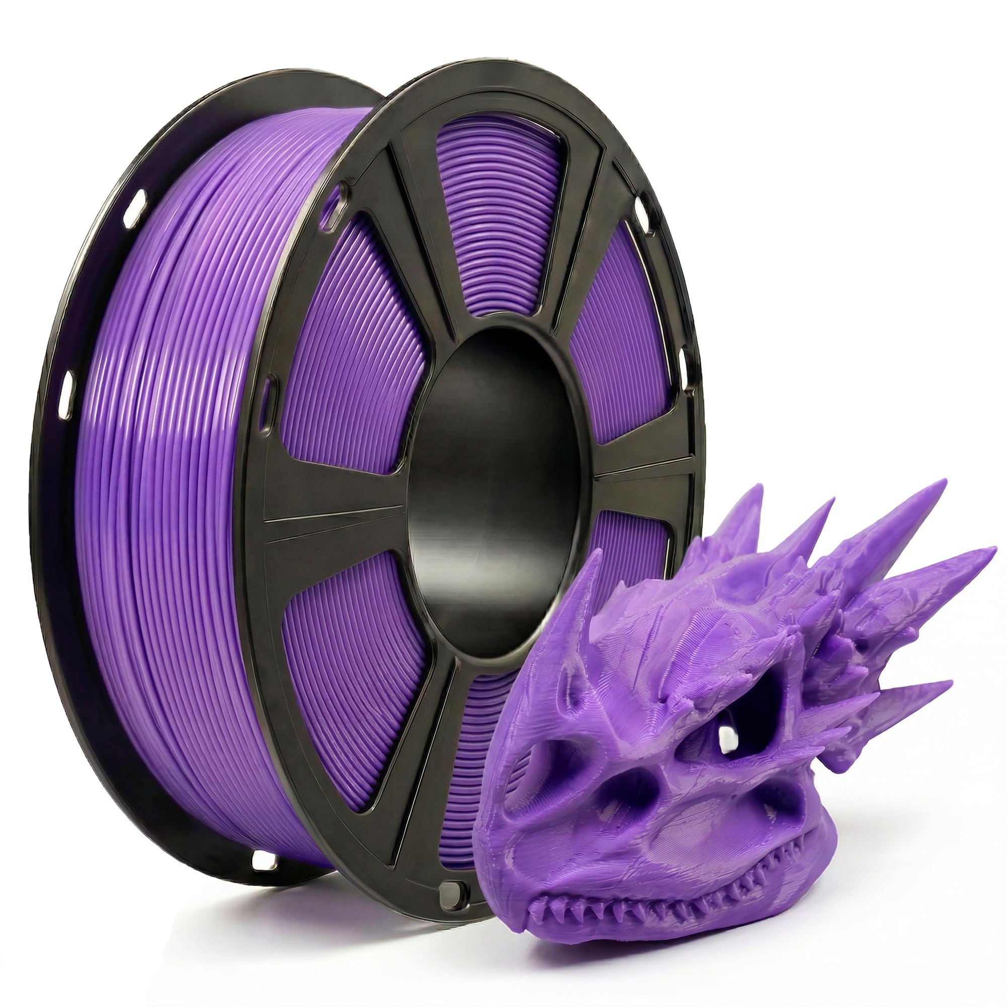 PLA Filament 1.75mm Purple 1KG Perfectly Wound Accuracy +/-0.02mm PLA Basic 3D Printer Filament