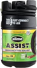 Slime 10188-51 Flat Tyre Puncture Repair Sealant, Assist, Emergency Repair for Highway Vehicles, Suitable for Trucks/SUV, Non-Toxic, Eco-Friendly