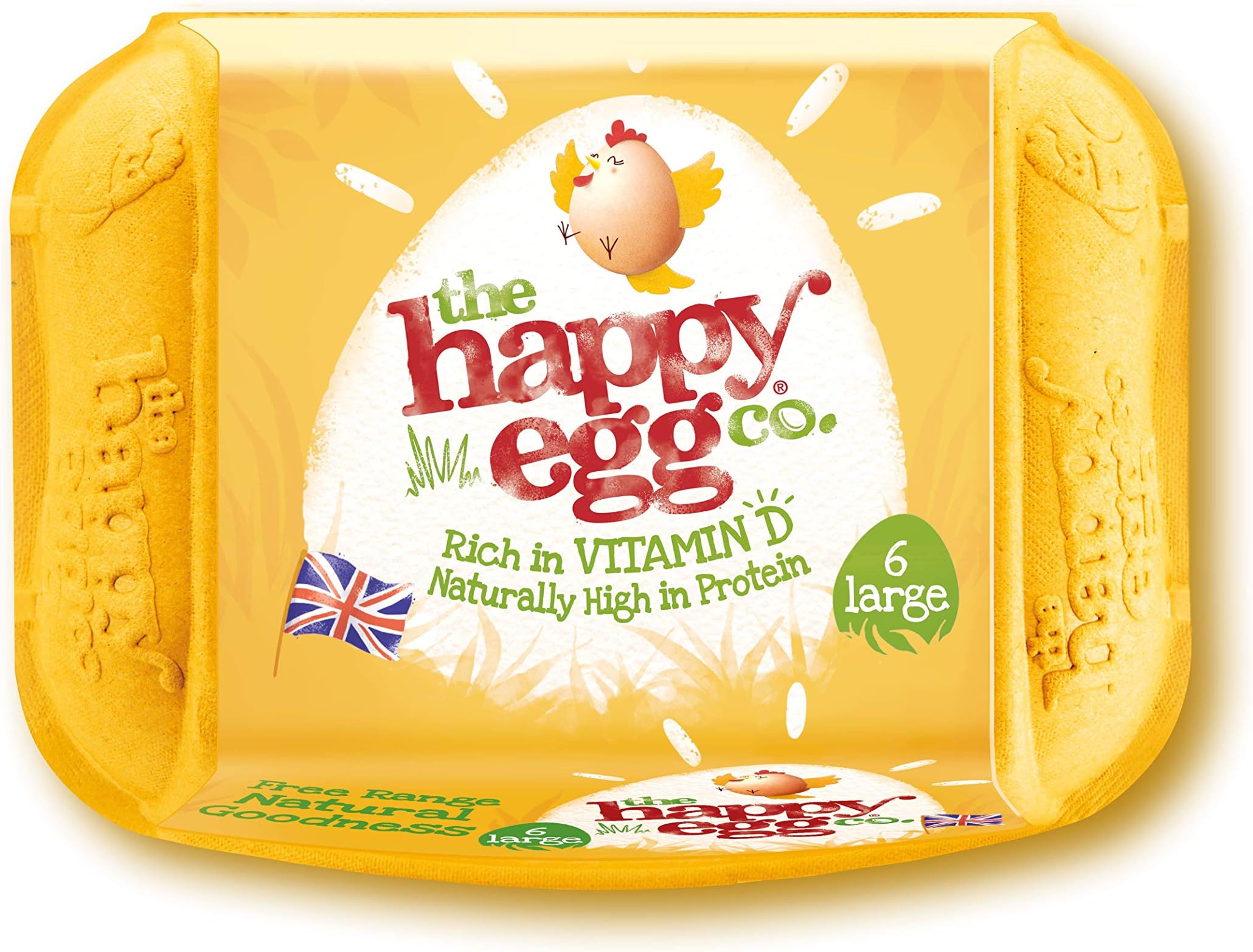 Happy Egg Large Free Range Eggs, 6 pack