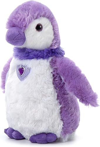 Miniatura 2 de The Petting Zoo, Posh Pingüino de peluche, regalos para niñas, juguete de peluche de pingüino morado de 12 pulgadas