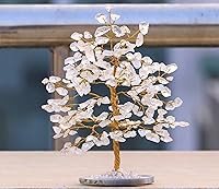 Vista 167 de Rose Quartz Gemstone Tree of LifeNatural Reiki Crystals Gemstone Chakra Tree for Positive Energy, Geode Agate Slice Base, Feng Shui Decor, Good