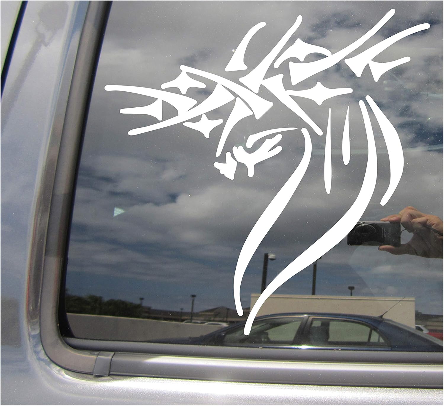 Jesus Crown of Thorns - Christ Christianity - Cars Trucks Moped Helmet Hard Hat Auto Automotive Craft Laptop Vinyl Decal Store Window Wall Sticker 08034