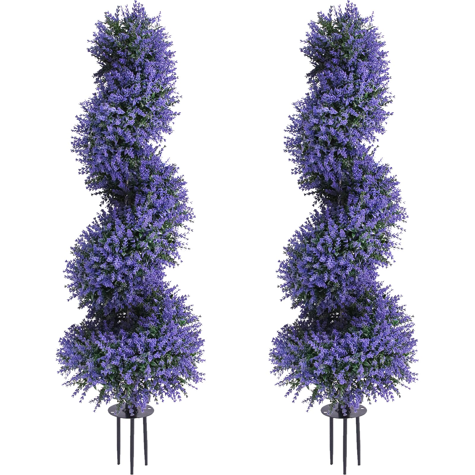 SUNSHINE DECOR 3ft Spiral Topiary Set