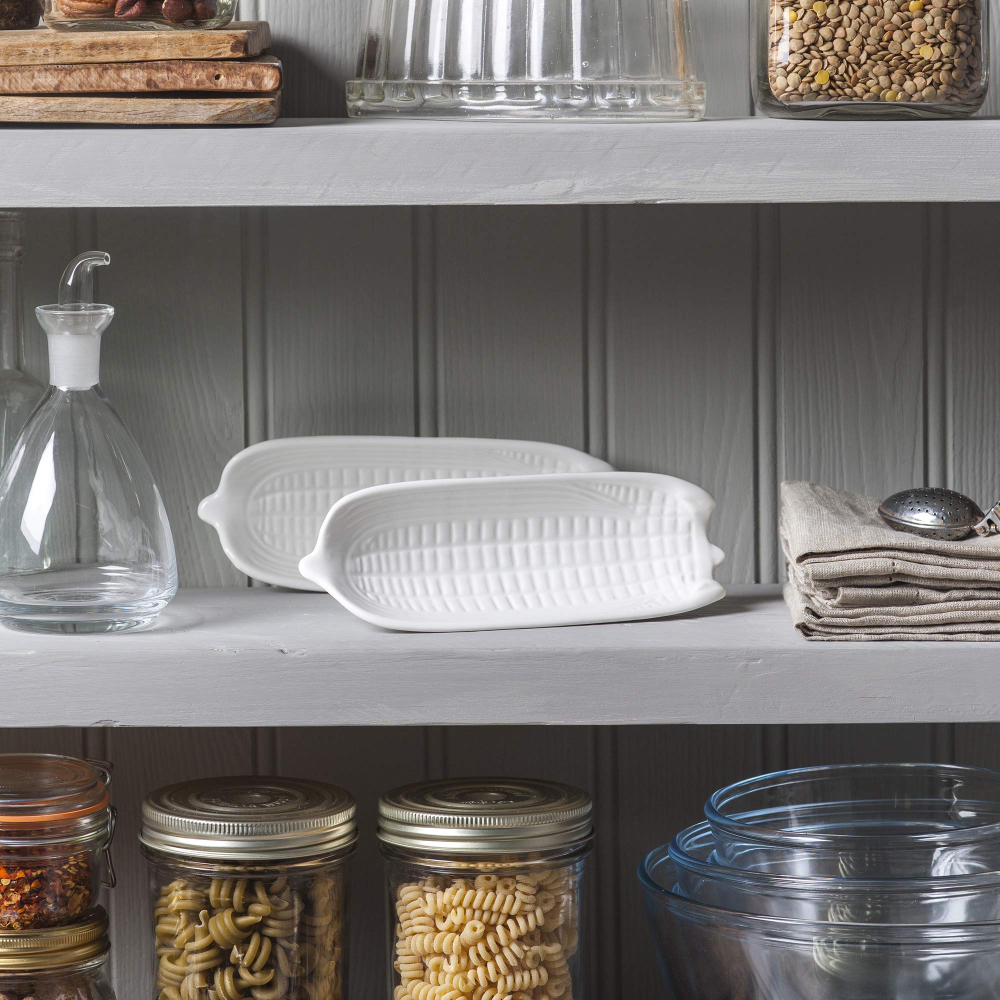 Vetro Borosilicato Set 6 Bottiglie Olio E Aceto In Vetro - Con