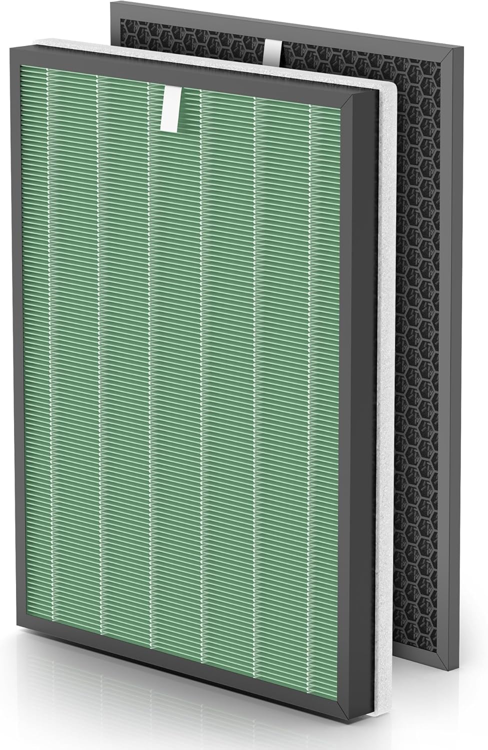 Replacement Filter Set Compatible with RabbitAir BioGS 2.0 Ultra Quiet Model SPA-550A & SPA-625A Air Purifiers,Combined with 1 Premium Filter+ 1 Activated Carbon Filter