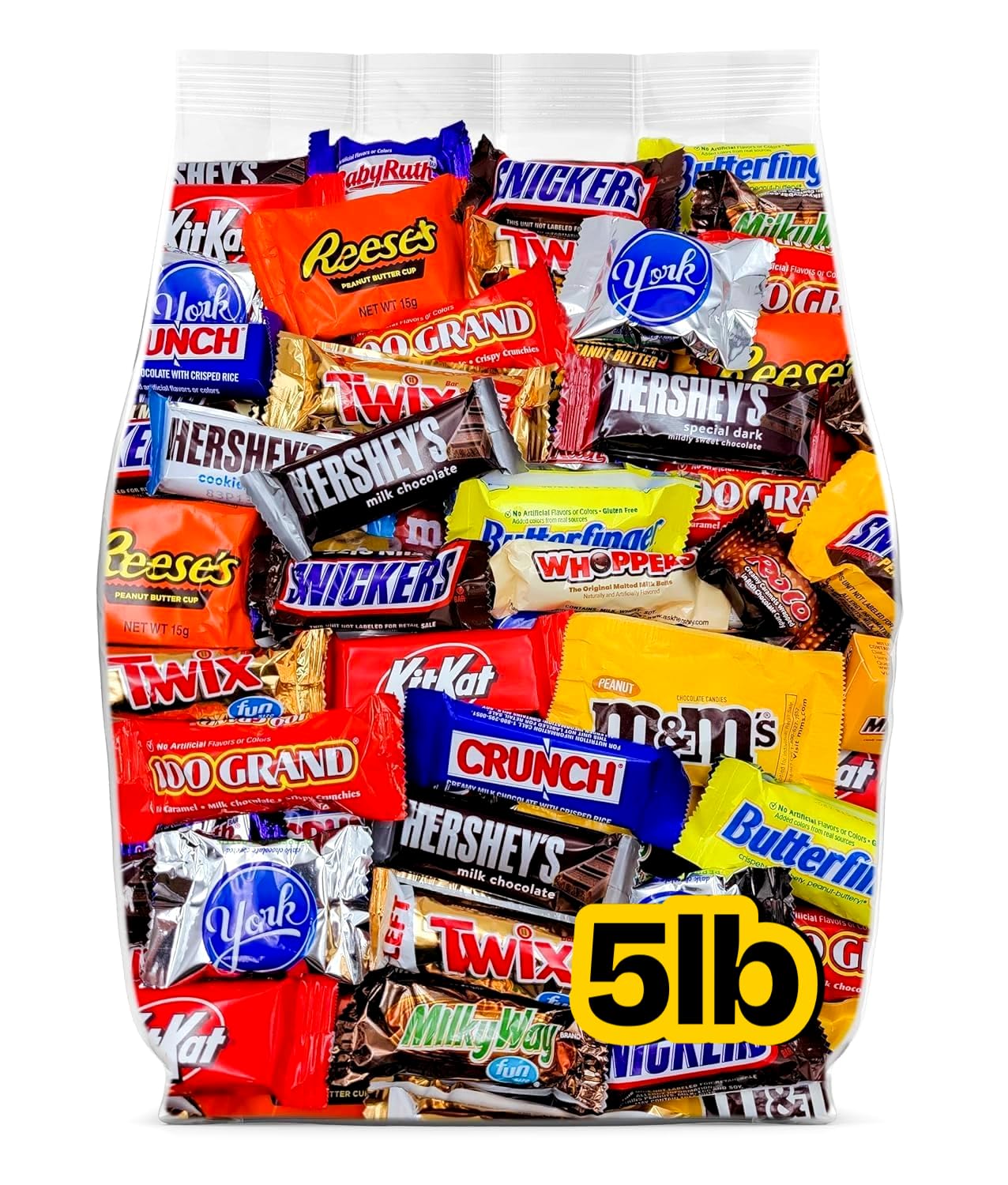 Halloween Candy Bulk Chocolate Variety Pack, 5 lb