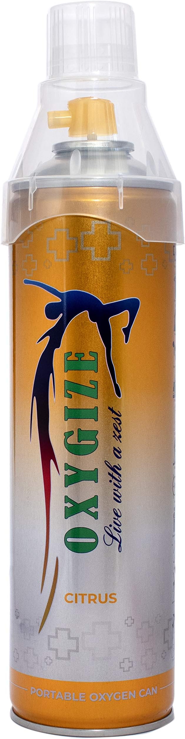 Portable 10l Oxygen Can Citrus Flavor, Fresh Breathing, Medical Oxygen Cylinder With Mask Use For Health Care Supplement, Outdoor Sports, Trekking And Hiking Canister, Home First Aid Kit