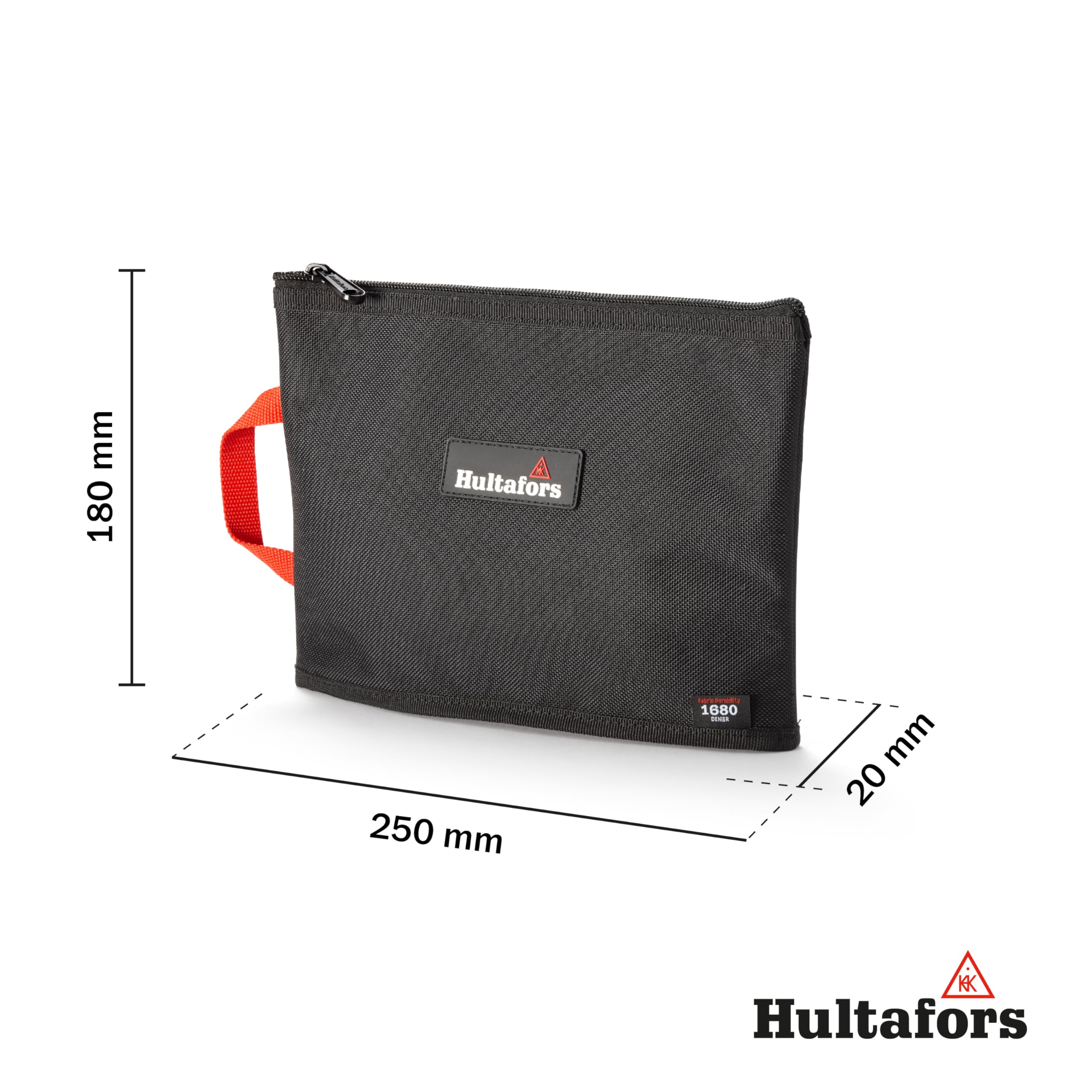 Zippered Tool Bag Set I Pack of two small tool pouches for small tools nails and other items I Multi-Purpose Storage Organizer with 1680 Denier I 590190 - Image 3