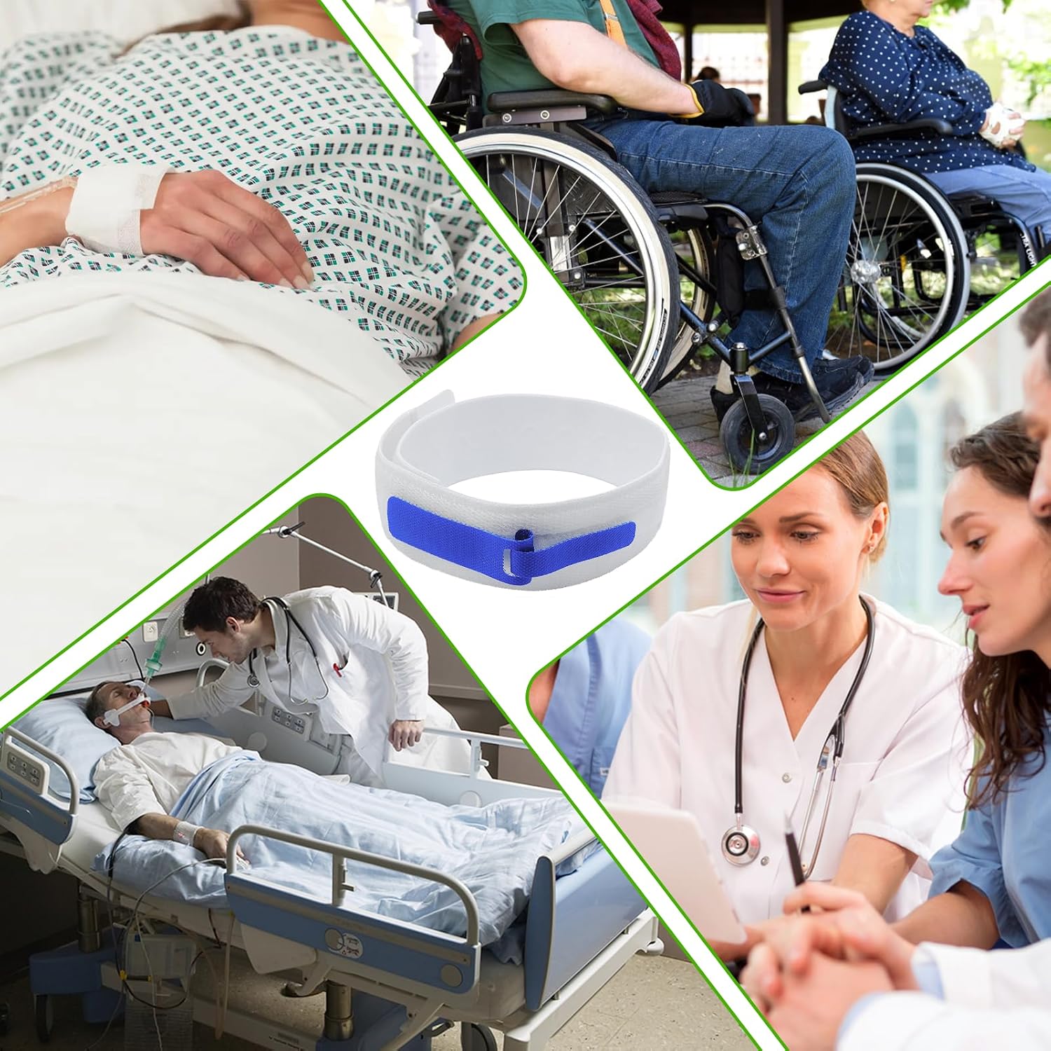 Catheter Stabilization Device,4-Pack Catheter Leg Strap Holder for Men,Catheter Supplies Holder,Highly Elastic,Skin-Friendly and Non-Irritating,Wear It Day and Night