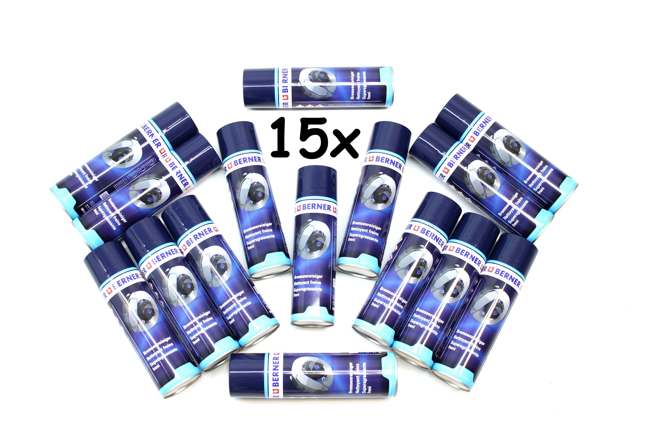 15 x 500 ml detergente per freni di Berner
