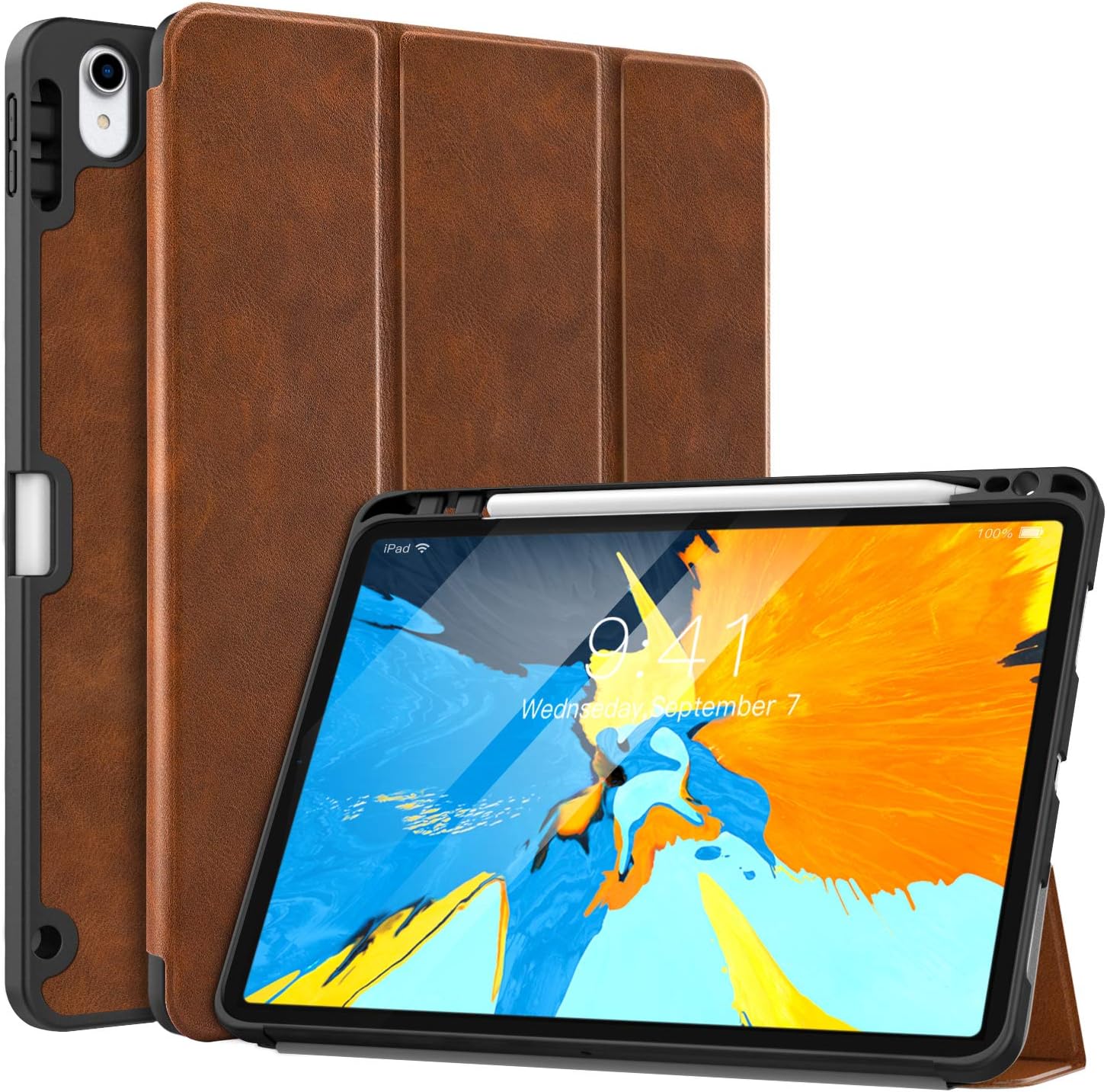 borsa in pelle per ipad