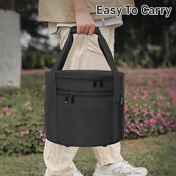 Dutch Oven Bag for 8 Inch Dutch Oven, 2-Layer Oven Travel Bag