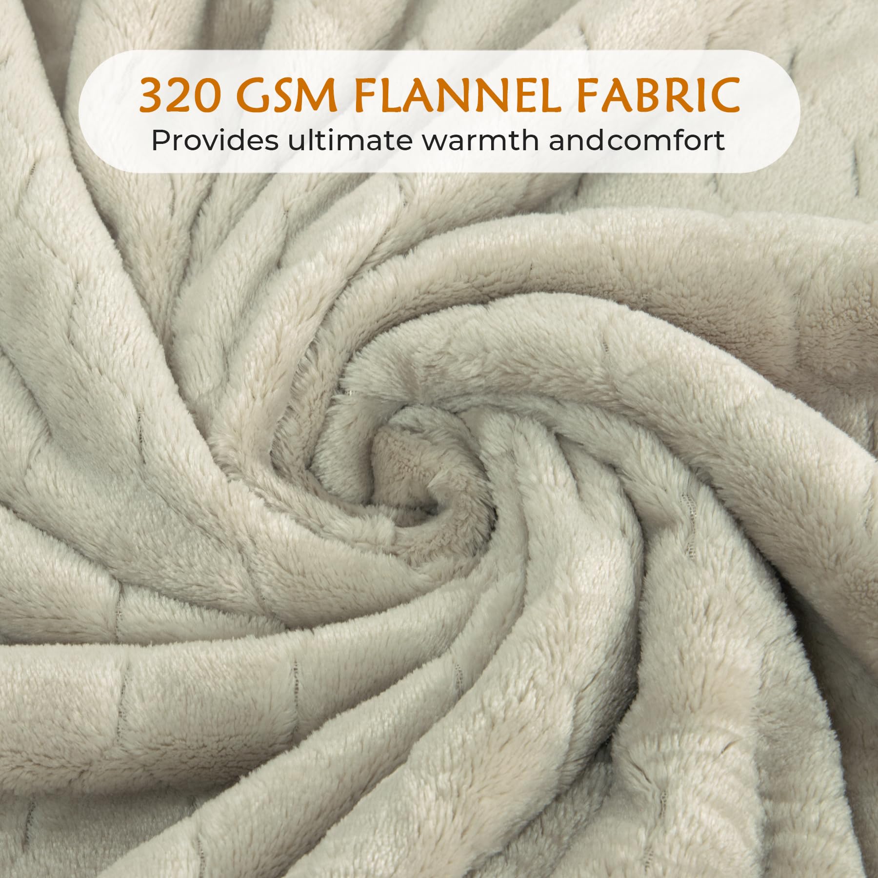 TOONOW Fleece Blanket Super Soft Cozy Throw Blanket 50" x 60" - Image 4