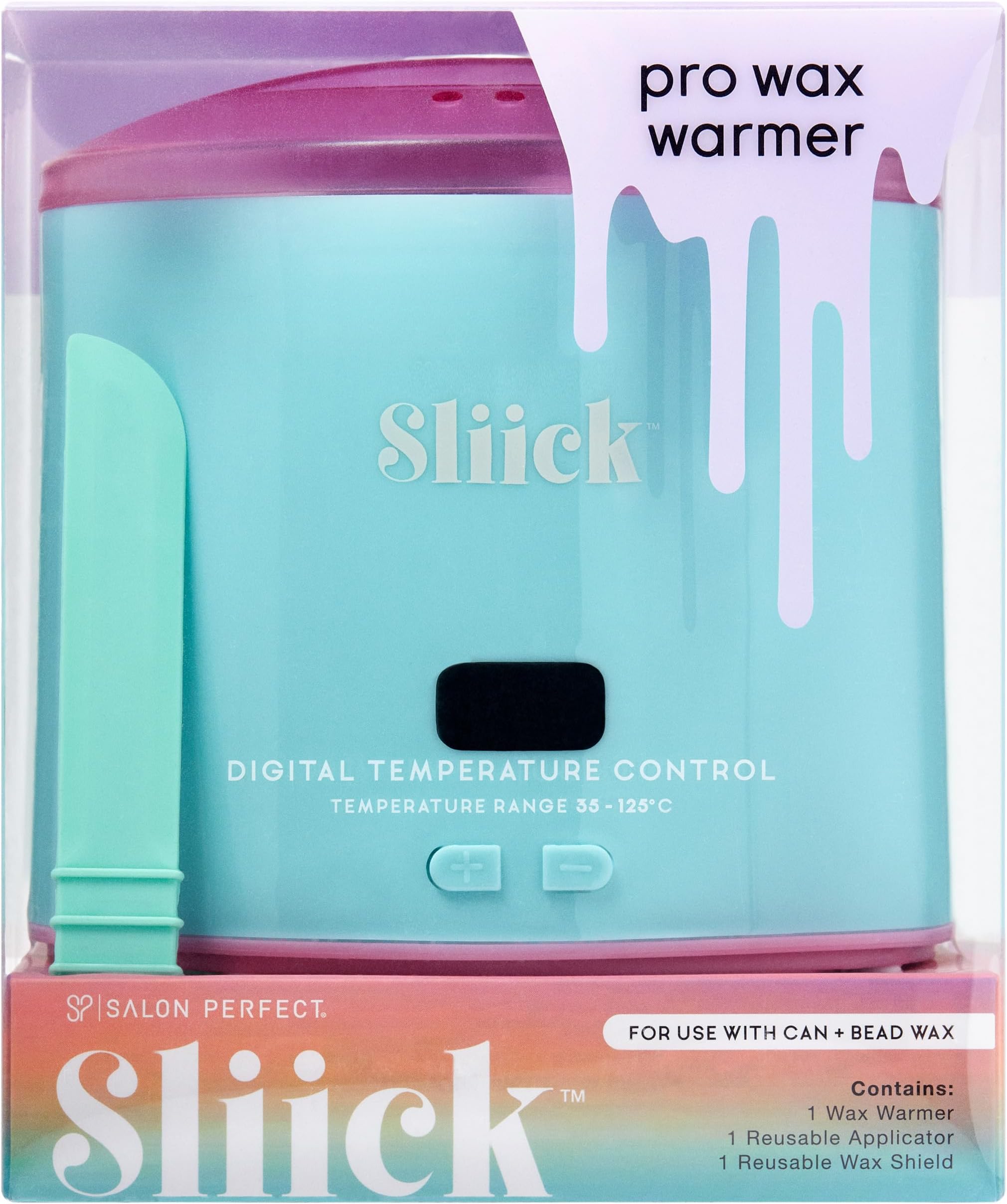 Sliick Professional Wax Warmer – At Home Waxing Kit for Women, At Home Wax Kit for Face & Body Hair Removal