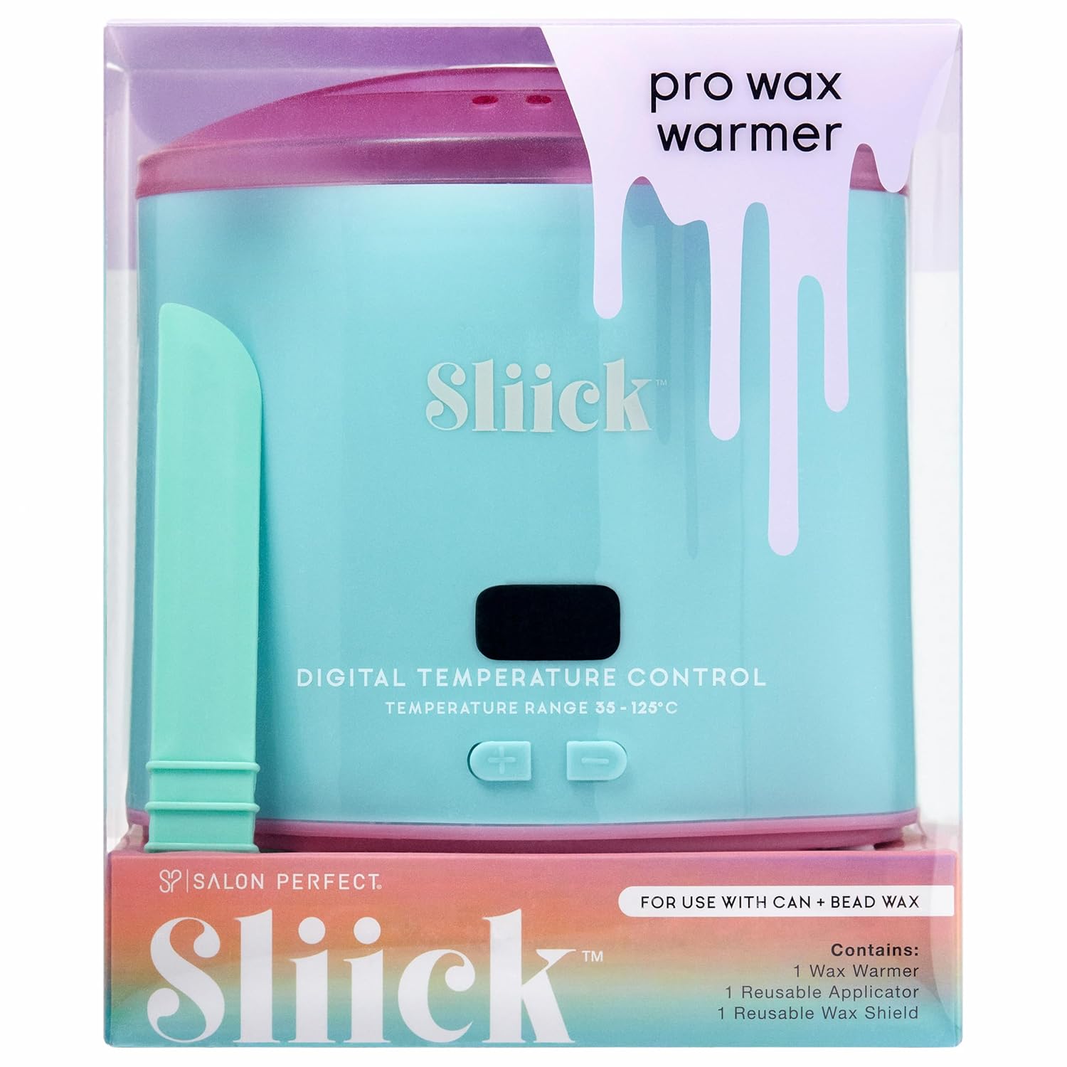 Sliick Professional Wax Warmer – At Home Waxing Kit for Women, At Home Wax Kit for Face & Body Hair Removal