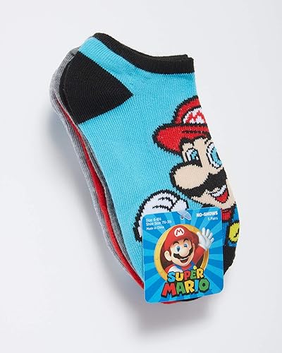 Miniatura 6 de Mario Paquete de 5 calcetines invisibles para niños