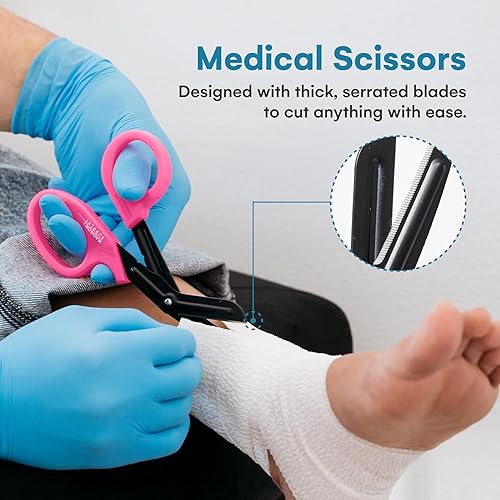 Miniatura 2 de Madison Supply - Tijeras médicas para emergencias y traumas, calidad superior