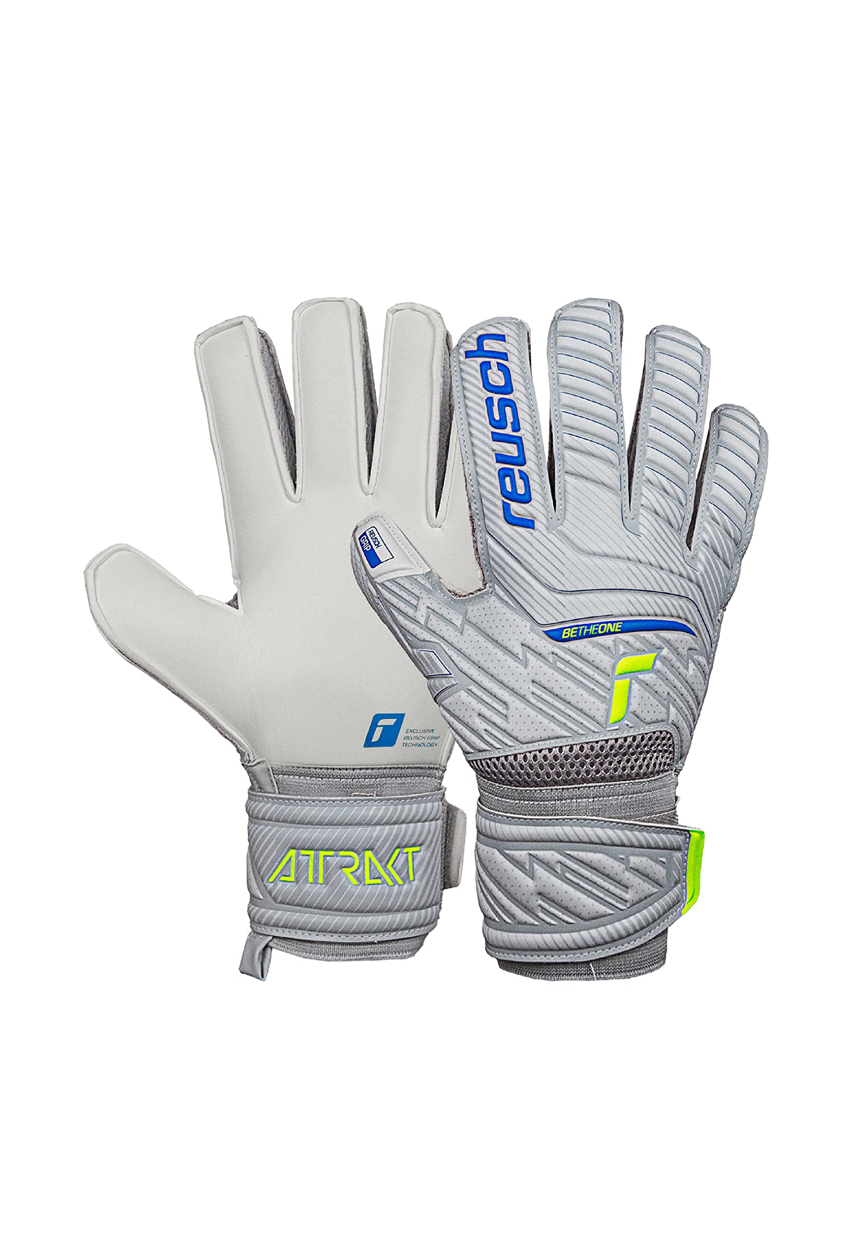 Reusch Guantes de Portero Unisex para Hombre con Costura Exterior y Revestimiento de Agarre, adecuados para Todas Las Superficies de Campo de Juego, Guantes de fútbol para Adultos