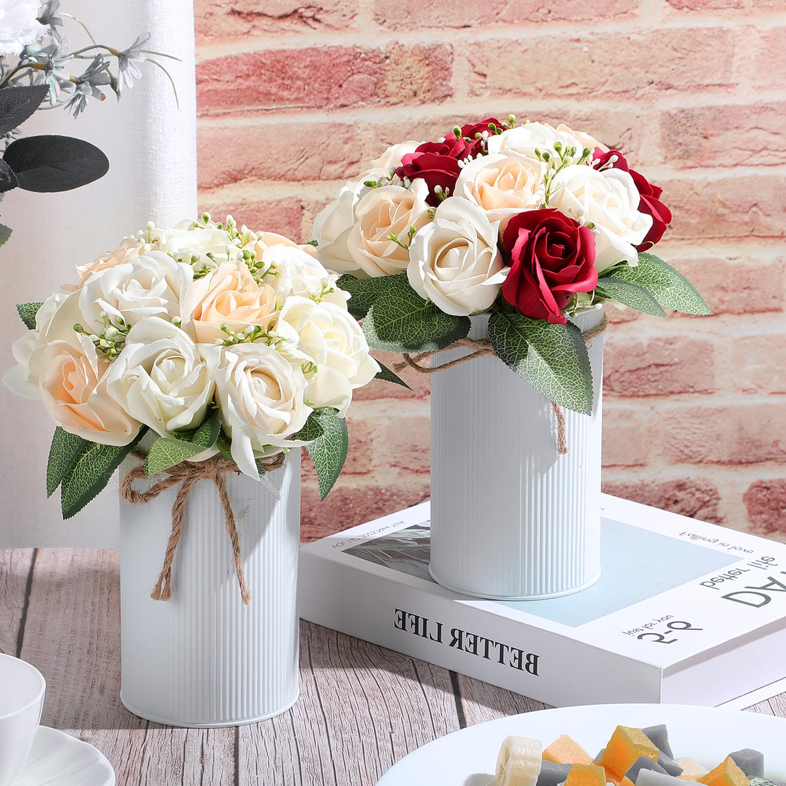 Amazon.com: Rustic Vase for Table Centerpieces 5.91 Inch Flower