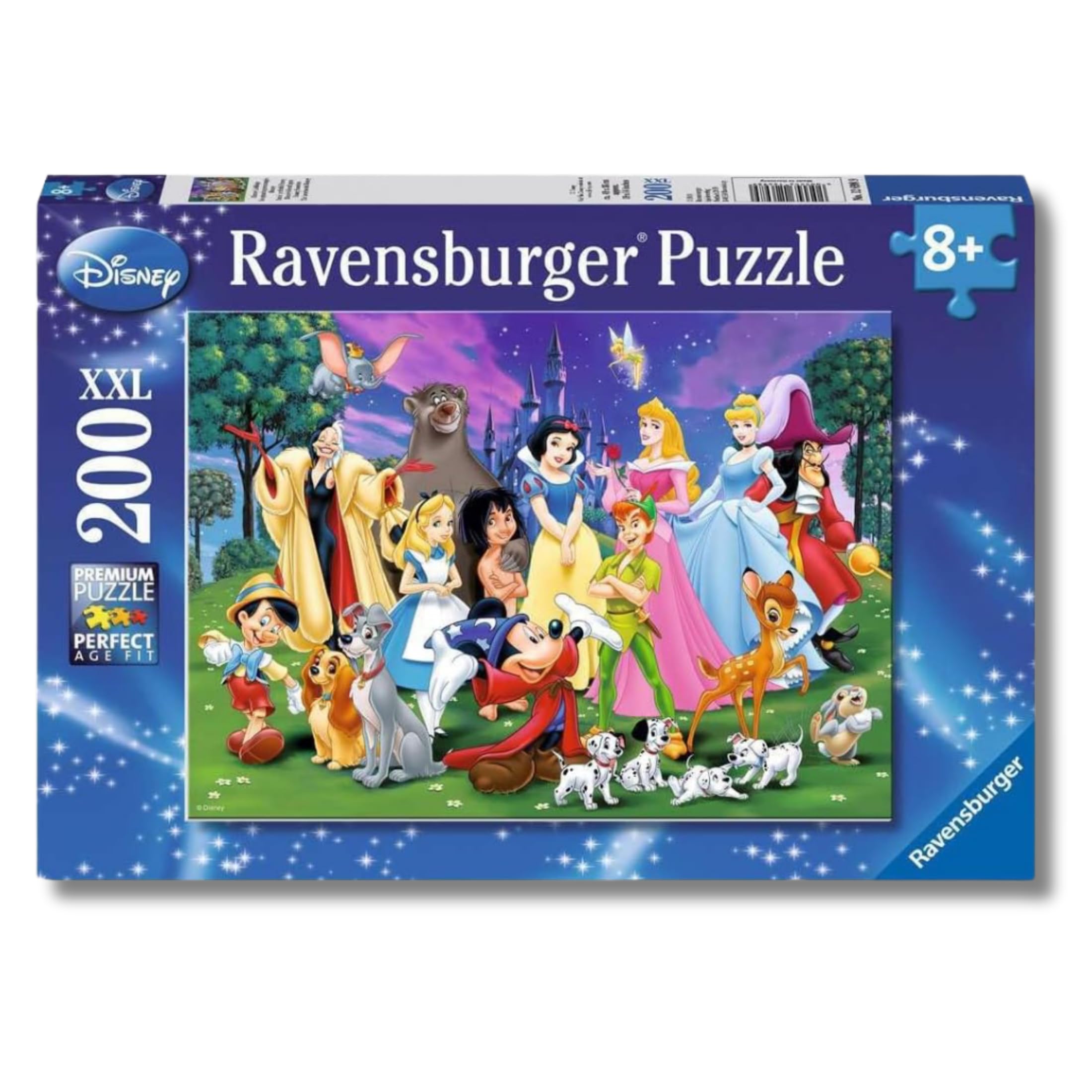 Ravensburger - Puzzle XXL Amici Di Disney | Puzzle 8 Anni In Su | Puzzle Bambini Da 200 Pezzi In Regalo | Regalo Bambino 8 Anni 49 X 36 Cm | Puzzles Ravensburger