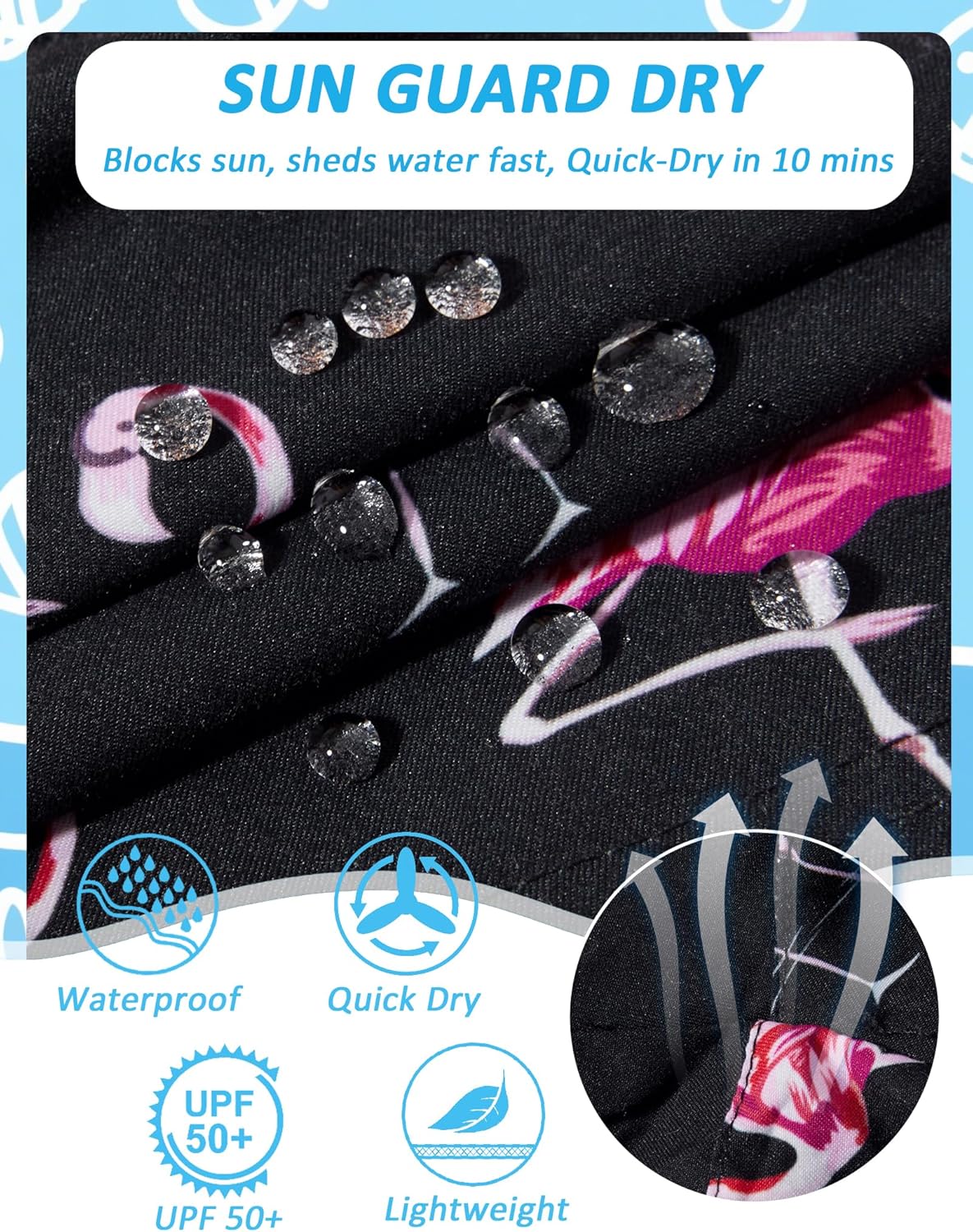 Boys Swim Trunks Toddler Swim Shorts Quick Dry Comfort Bathing Suit Sun Protection Swimwear with Pockets 2-16 Years - Image 5