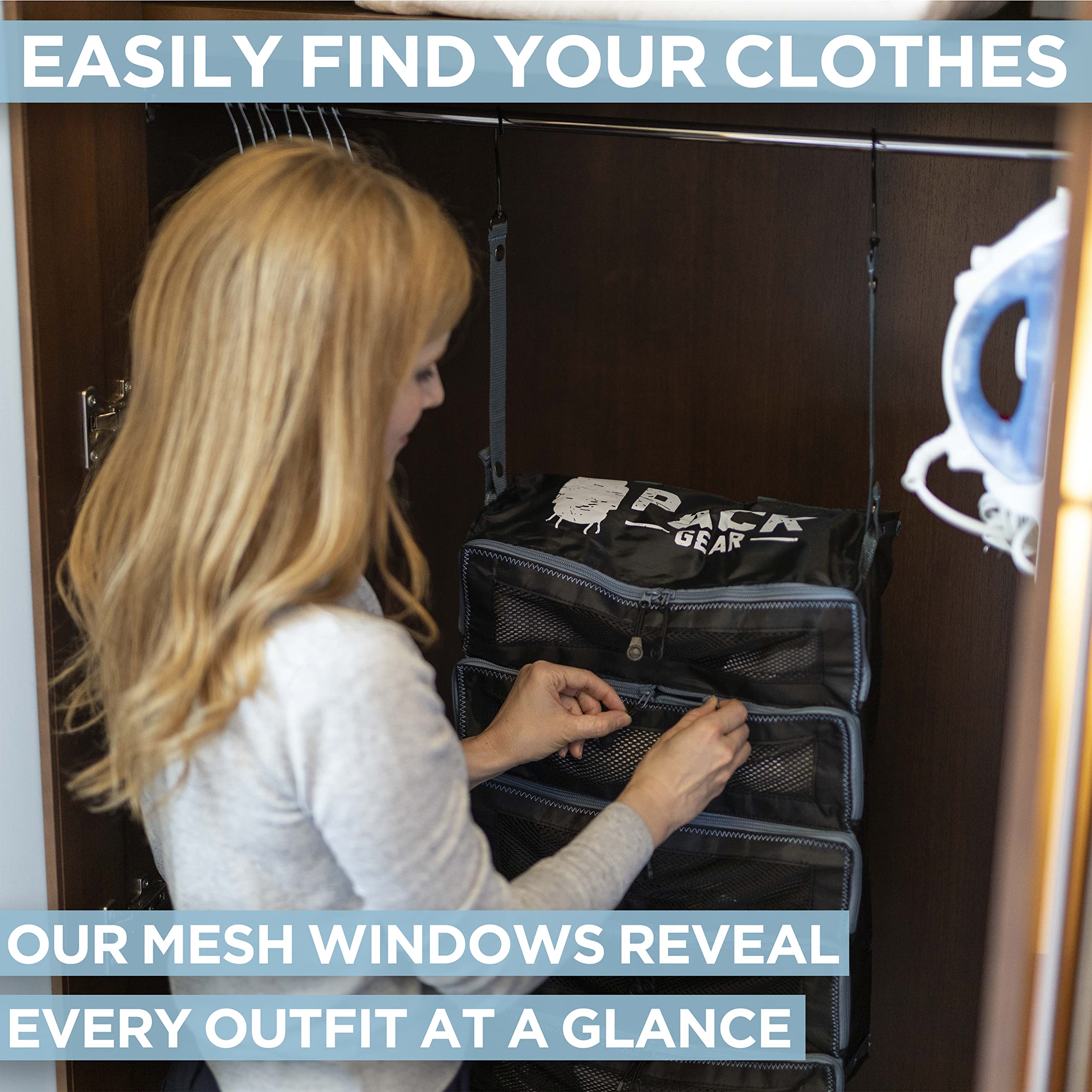 Buy Pack Gear Large Suitcase Organizer Pack Weeks of Clothing In Your Suitcase With These