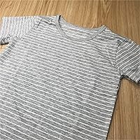 Vista 5 de Uobzyaq Camisones de algodón con rayas para niñas, camisones para dormir, camisón de princesa