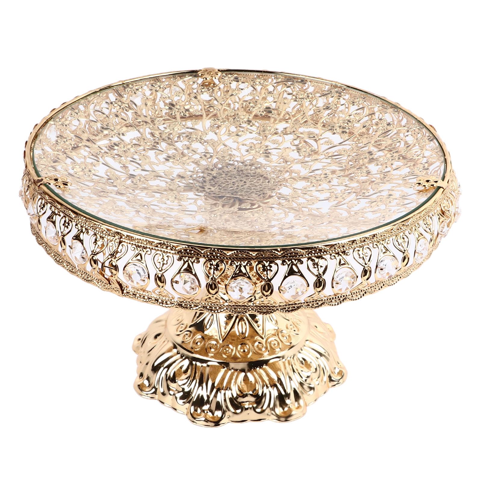 Assiette à collation en verre vintage pour célébrer vos moments précieux