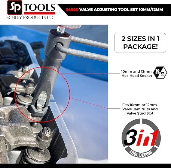 Schley Tools - 24880 Valve Adjusting Tool Set 10mm/12mm