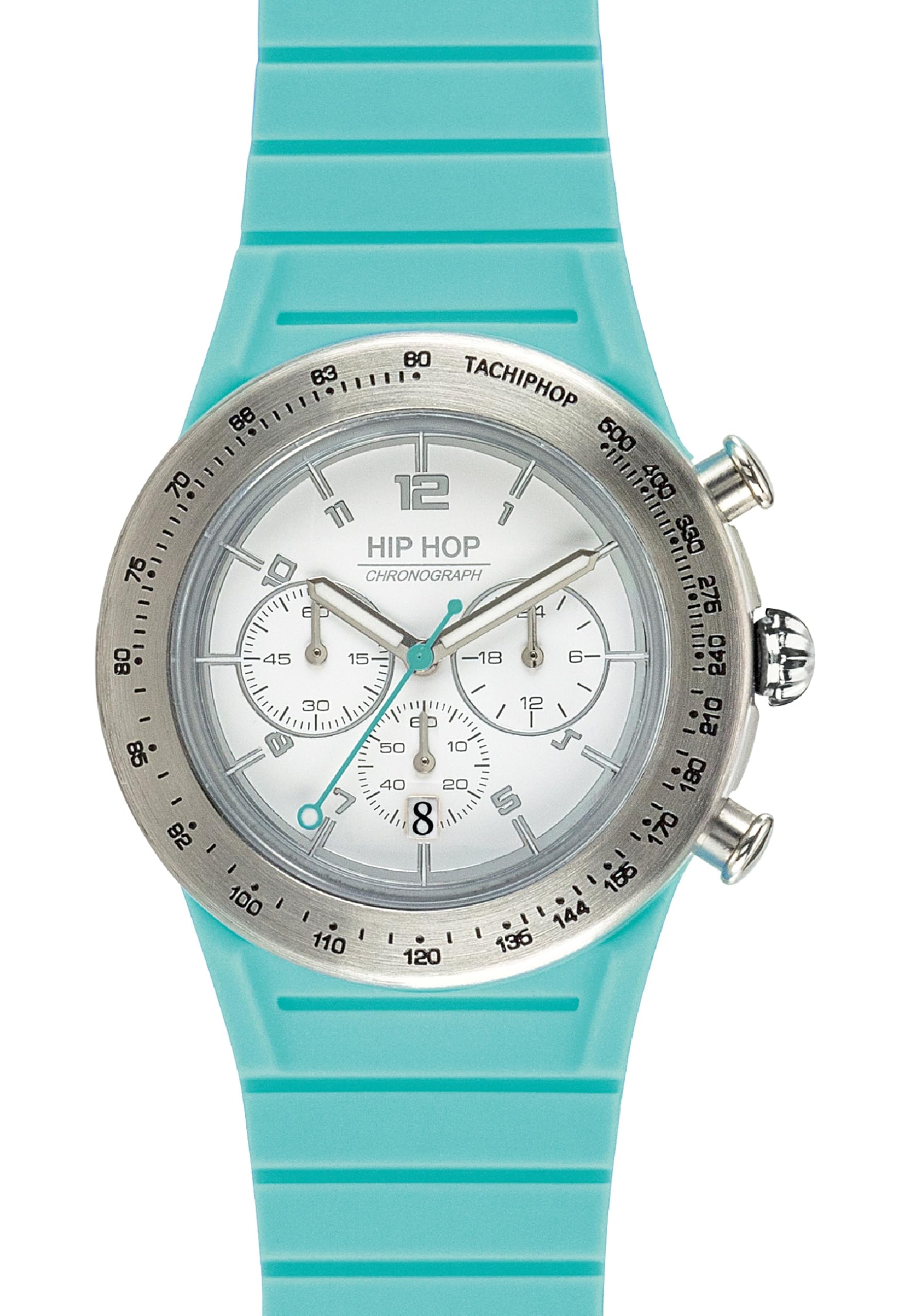 HIP HOP Orologio Unisex, Bracciale in Silicone E Metallo, Cassa 39 cm | Collezione CHRONO 39MM, Movimento Quarzo Analogico, Resistente all'acqua 50 metri, Idee regalo Unisex