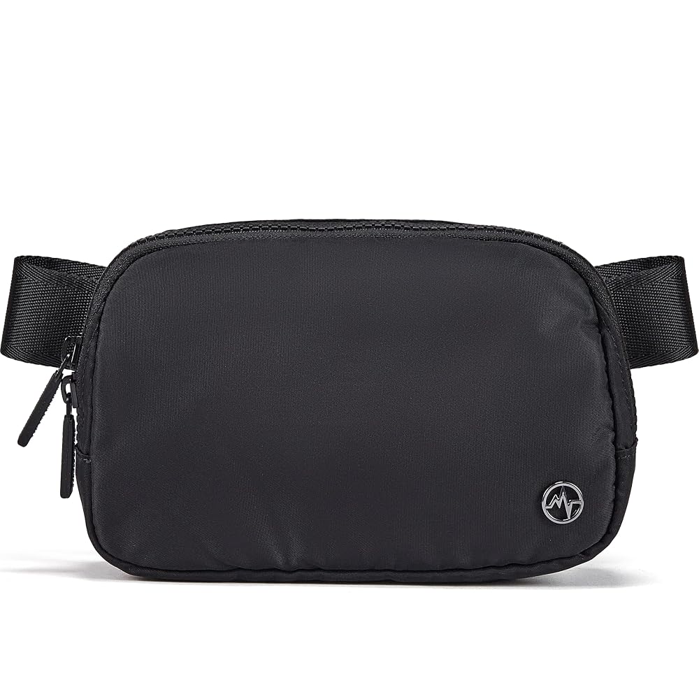 Pander Two Way Zipper Fanny Pack Nylon Everywhere Belt Bag for Women — 1 l