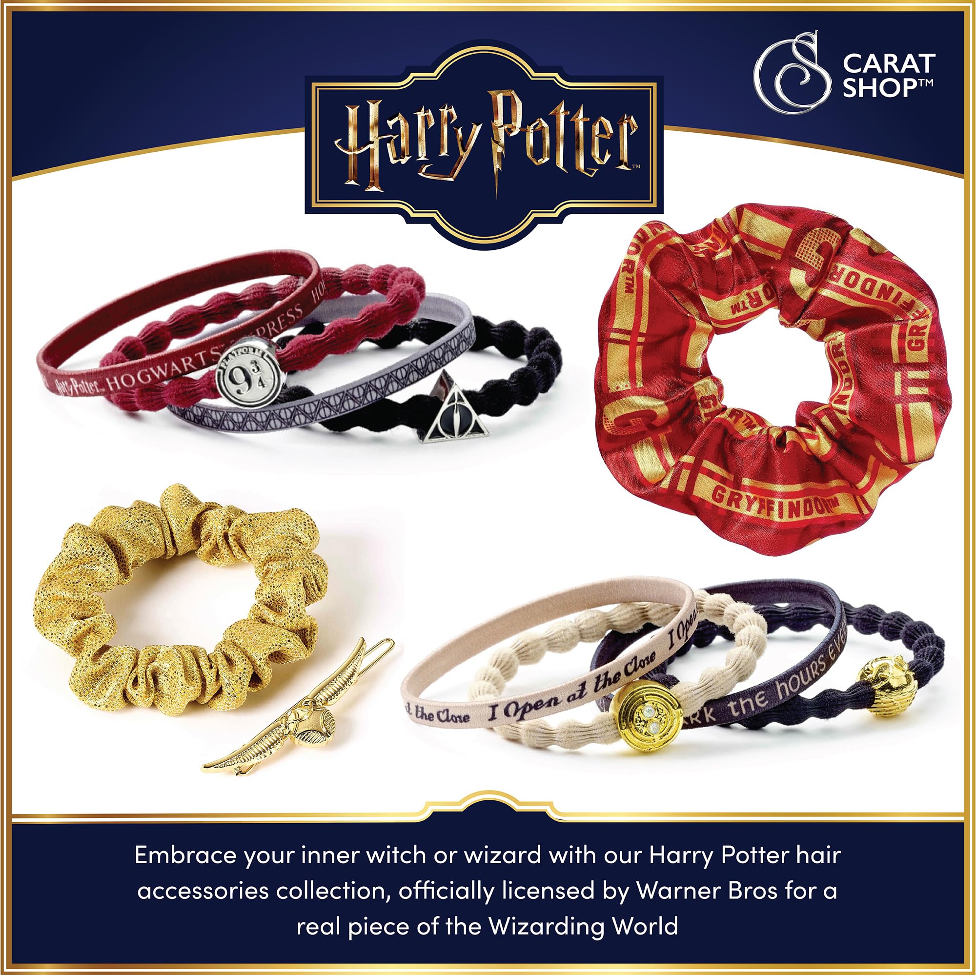 Harry Potter Oficjalny zestaw spinek do włosów z napisem "Time Turner" firmy The Carat Shop