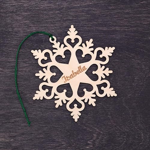 Miniatura 3 de Engraved Christmas Decorations Personalized, Wooden Christmas Decor, Xmas Ornaments, Custom Christmas Tree Ornament
