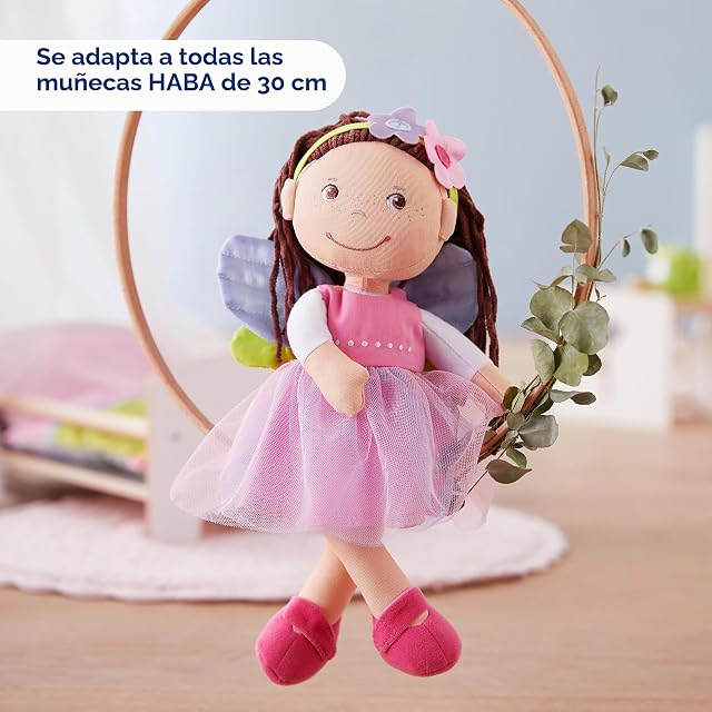 Foto 2 de 6 de HABA- Accesorios para muñecas, Color rosa y azul (306243)